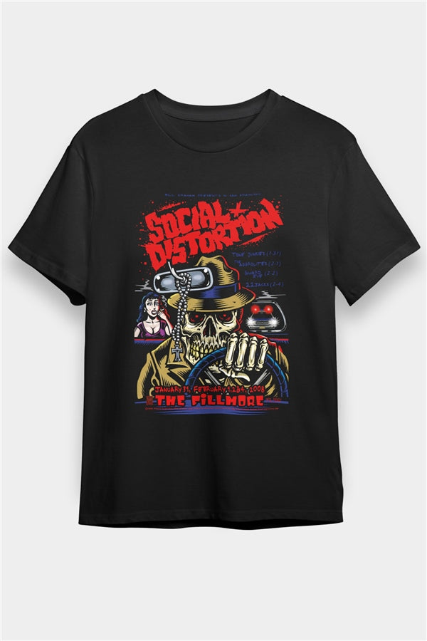 Social Distortion Black Unisex T-Shirt