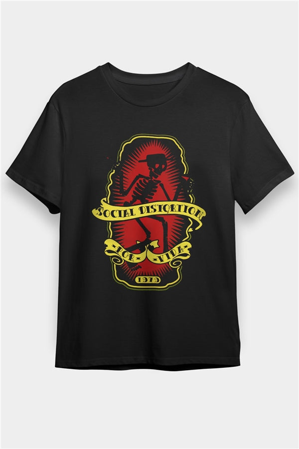Social Distortion Black Unisex T-Shirt