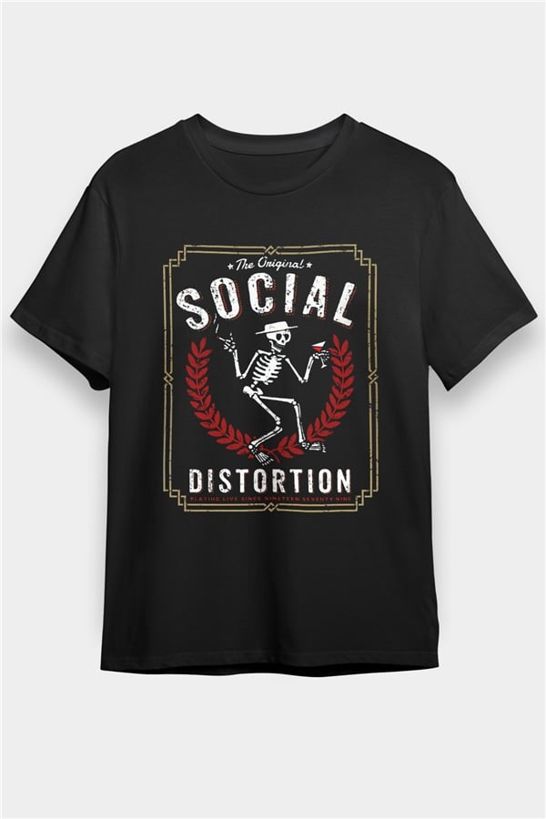 Social Distortion Black Unisex T-Shirt