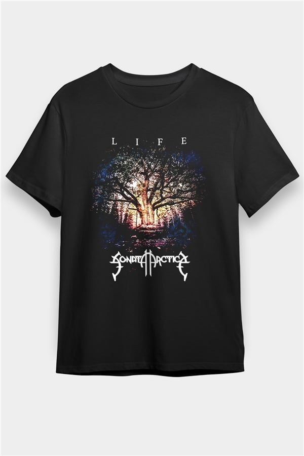 Sonata Arctica Black Unisex T-Shirt