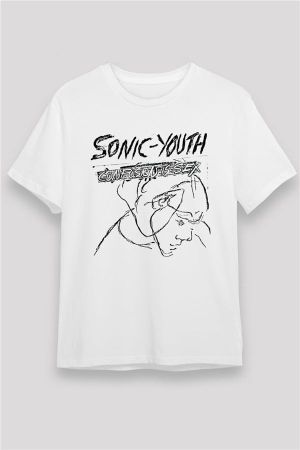 Sonic Youth White Unisex T-Shirt