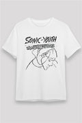 Sonic Youth White Unisex T-Shirt