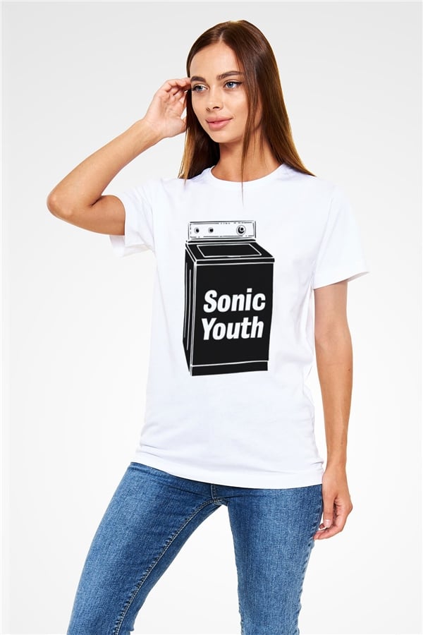 Sonic Youth White Unisex T-Shirt