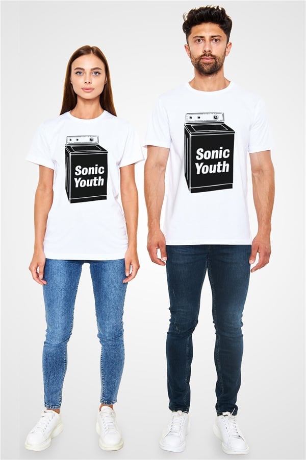 Sonic Youth White Unisex T-Shirt