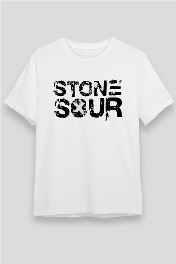 Stone Sour White Unisex T-Shirt