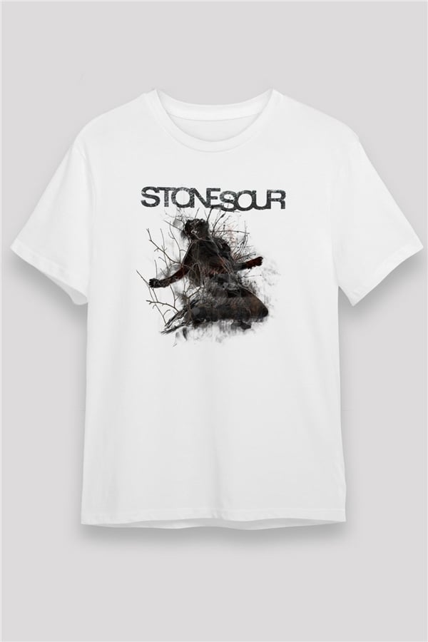 Stone Sour White Unisex T-Shirt