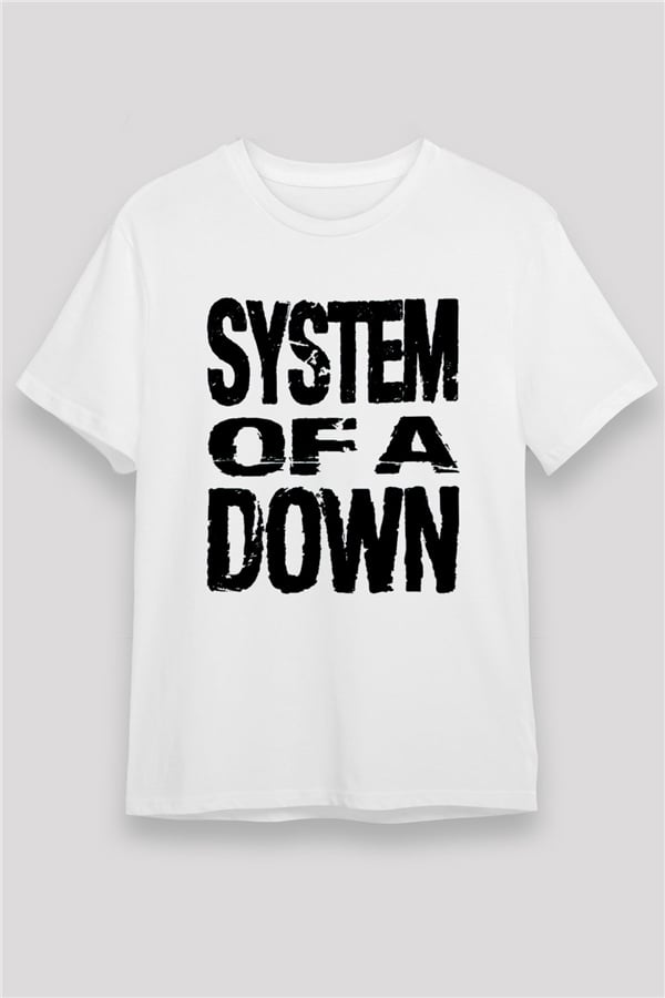 System of a Down White Unisex T-Shirt