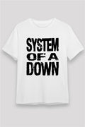 System of a Down White Unisex T-Shirt