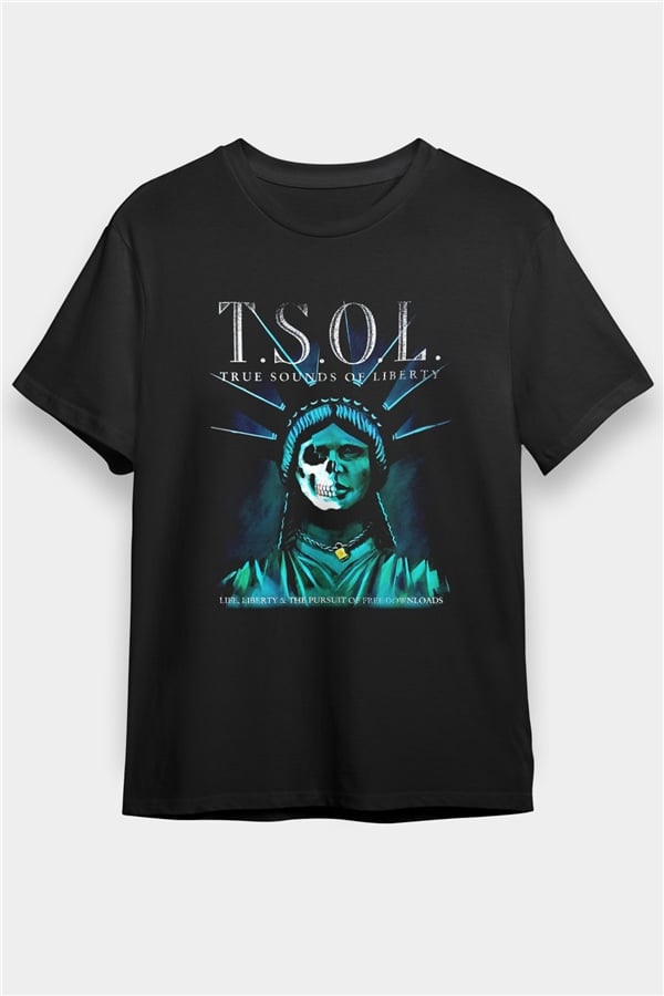 T.S.O.L. Black Unisex T-Shirt