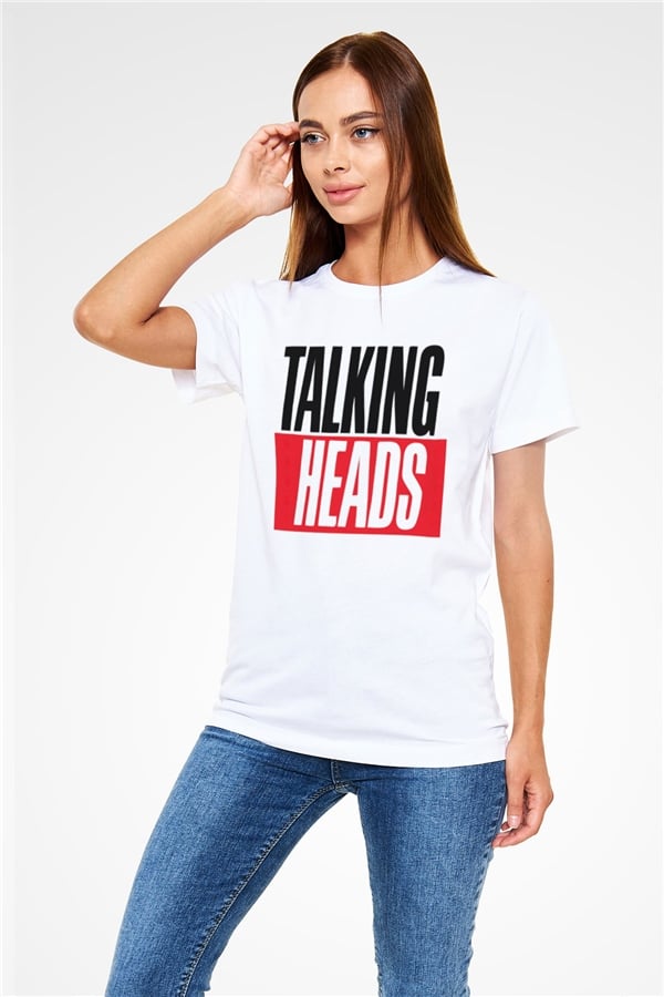 Talking Heads White Unisex T-Shirt