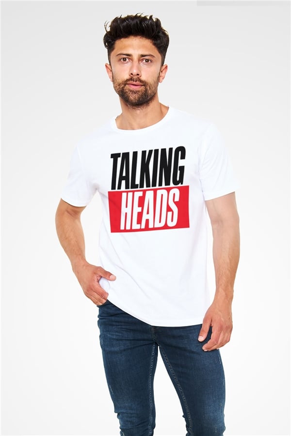 Talking Heads White Unisex T-Shirt