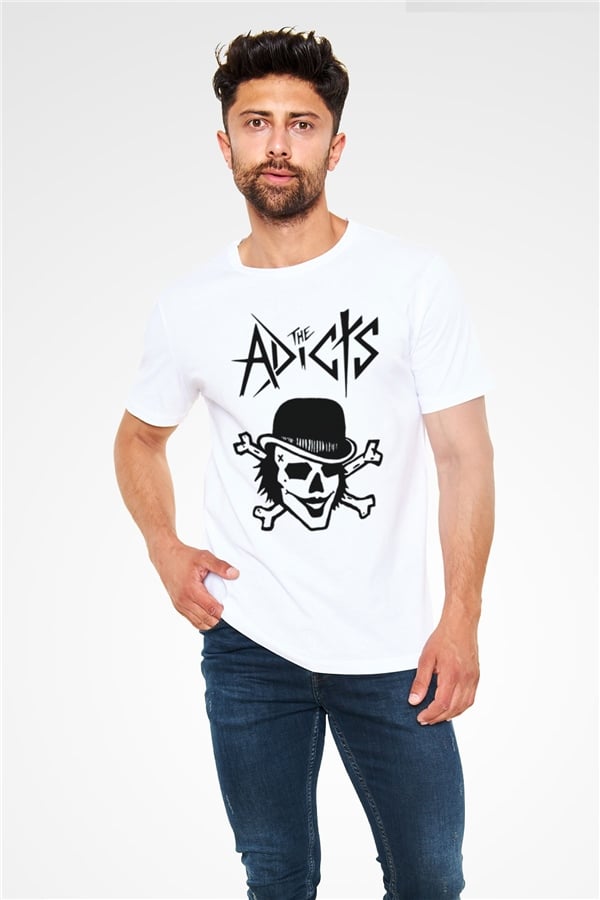 The Adicts White Unisex T-Shirt