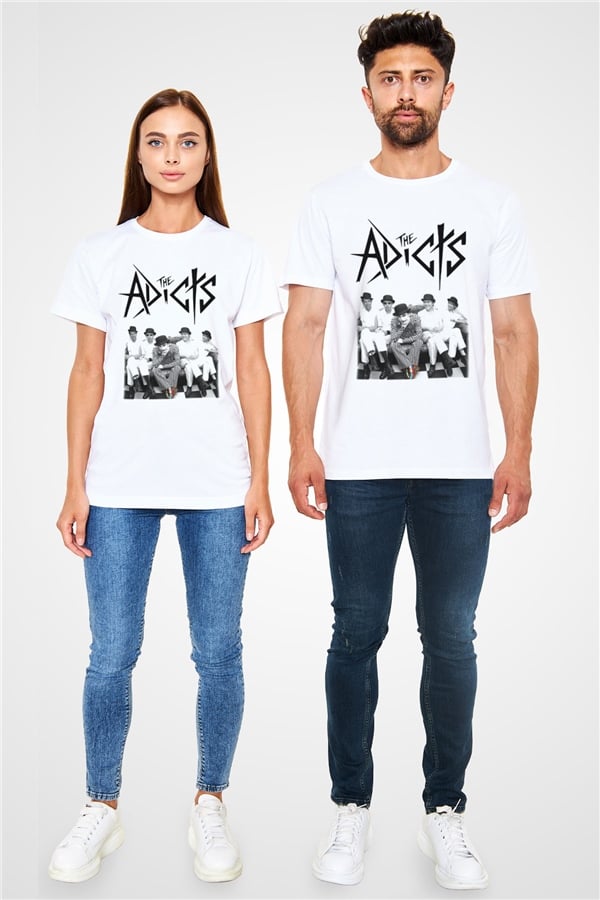 The Adicts White Unisex T-Shirt