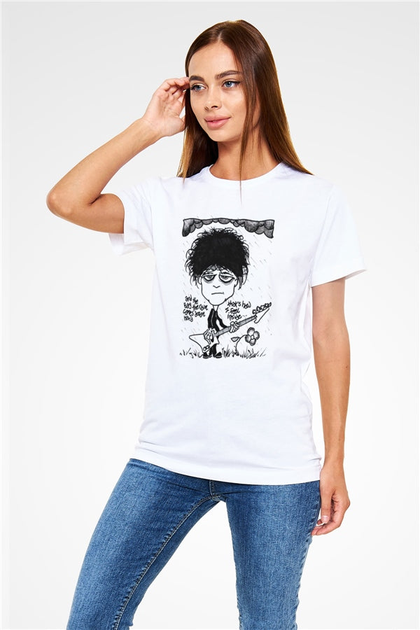 The Cure White Unisex T-Shirt