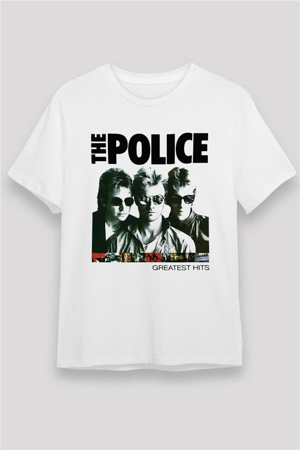 The Police White Unisex T-Shirt
