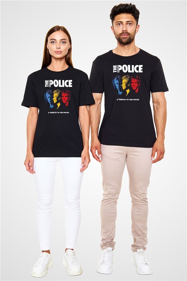 The Police Black Unisex T-Shirt