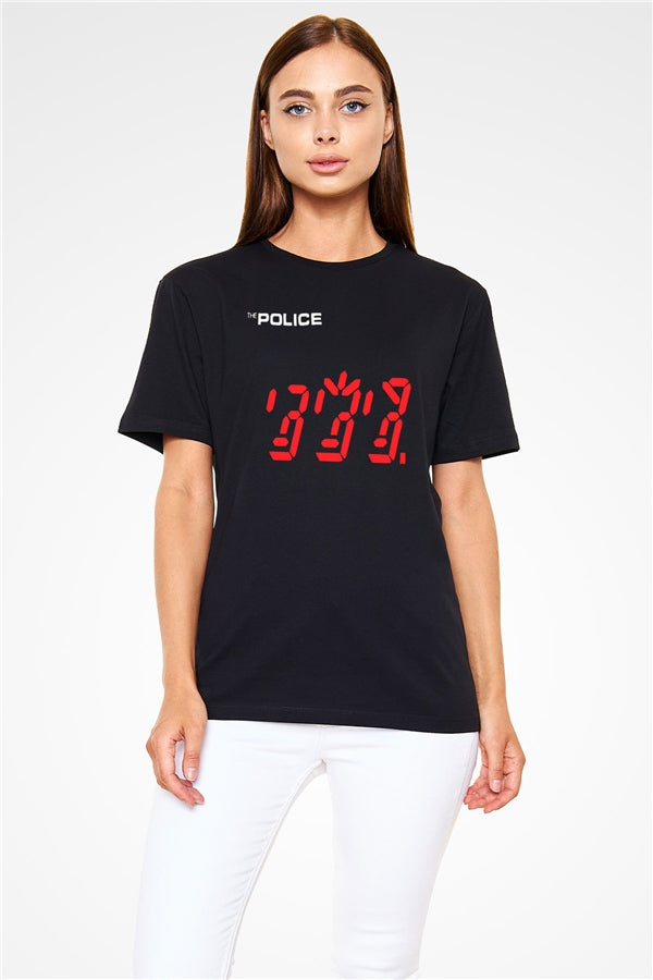 The Police Black Unisex T-Shirt