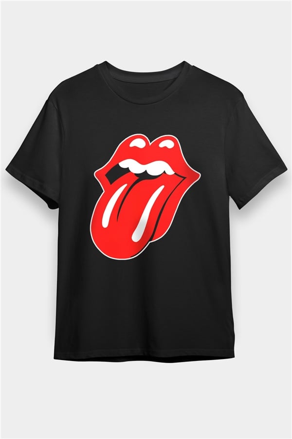 The Rolling Stones Logo Black Unisex T-Shirt