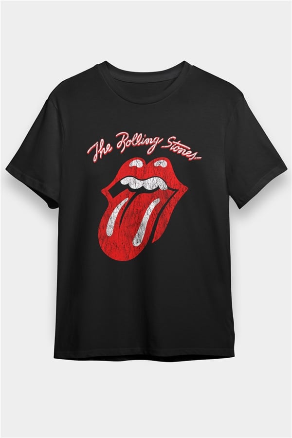 The Rolling Stones Logo Black Unisex T-Shirt