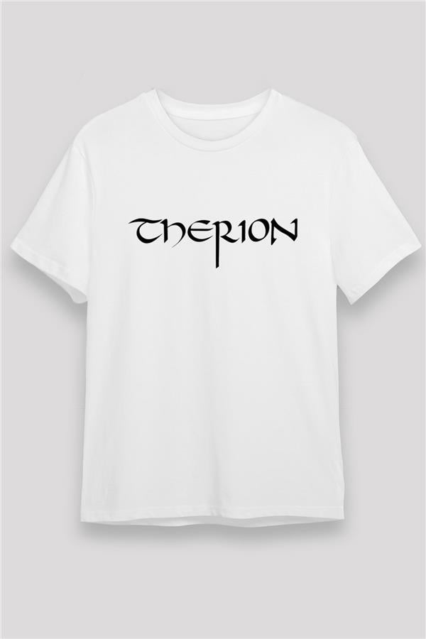 Therion Printed Unisex White T-Shirt