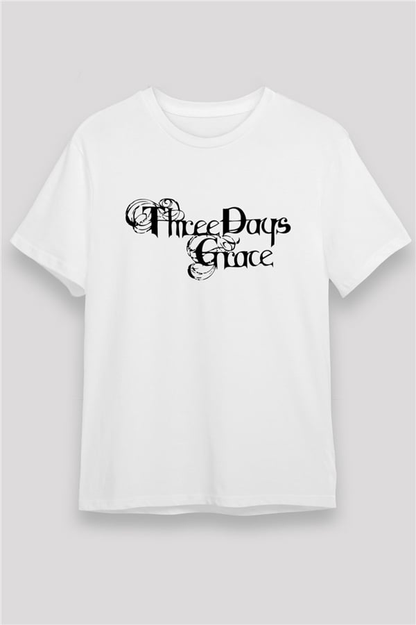 Three Days Grace White Unisex T-Shirt