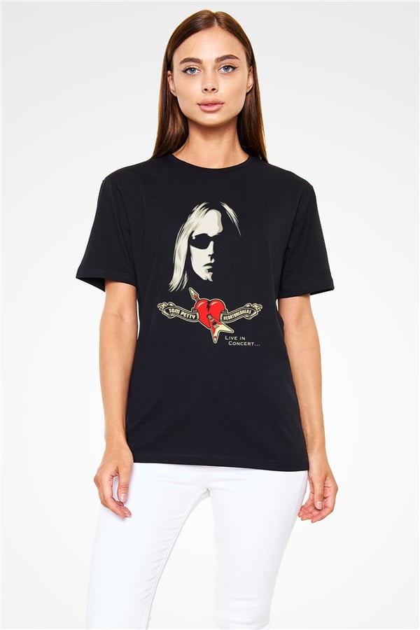 Tom Petty Black Unisex T-Shirt