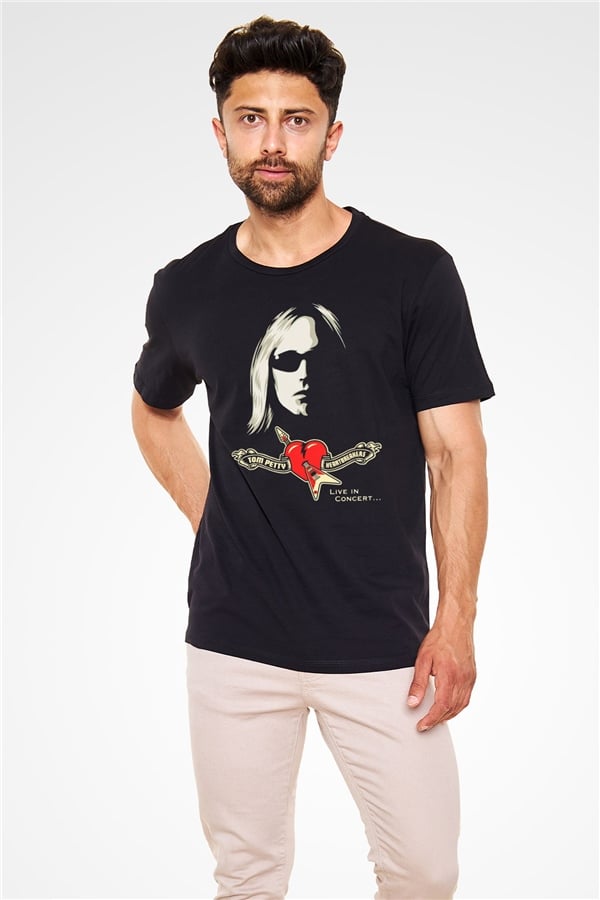 Tom Petty Black Unisex T-Shirt