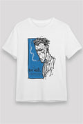Tom Waits Printed Unisex White T-Shirt