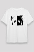 Tom Waits Printed Unisex White T-Shirt