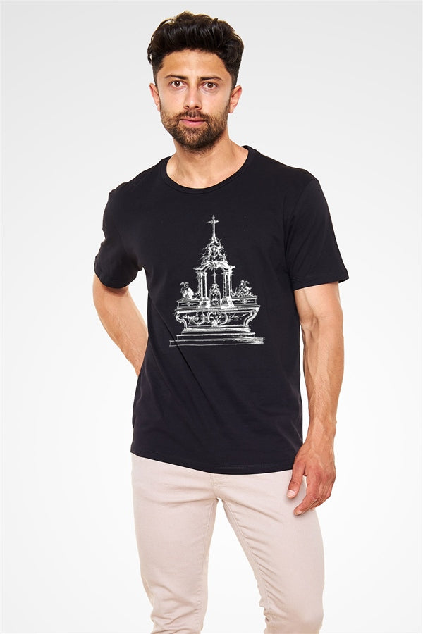 Twin Tribes Black Unisex Graphic T-Shirt