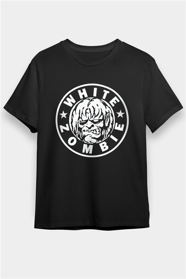 White Zombie Black Unisex T-Shirt